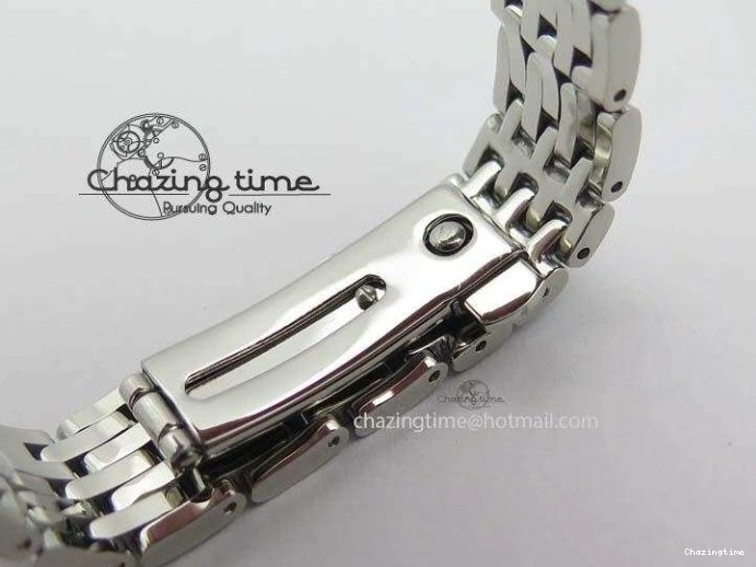 0505 Colorful De Ville 27mm Ladies MK 1:1 Best Edition White MOP Dial On SS Bracelet Ronda Quartz 8191